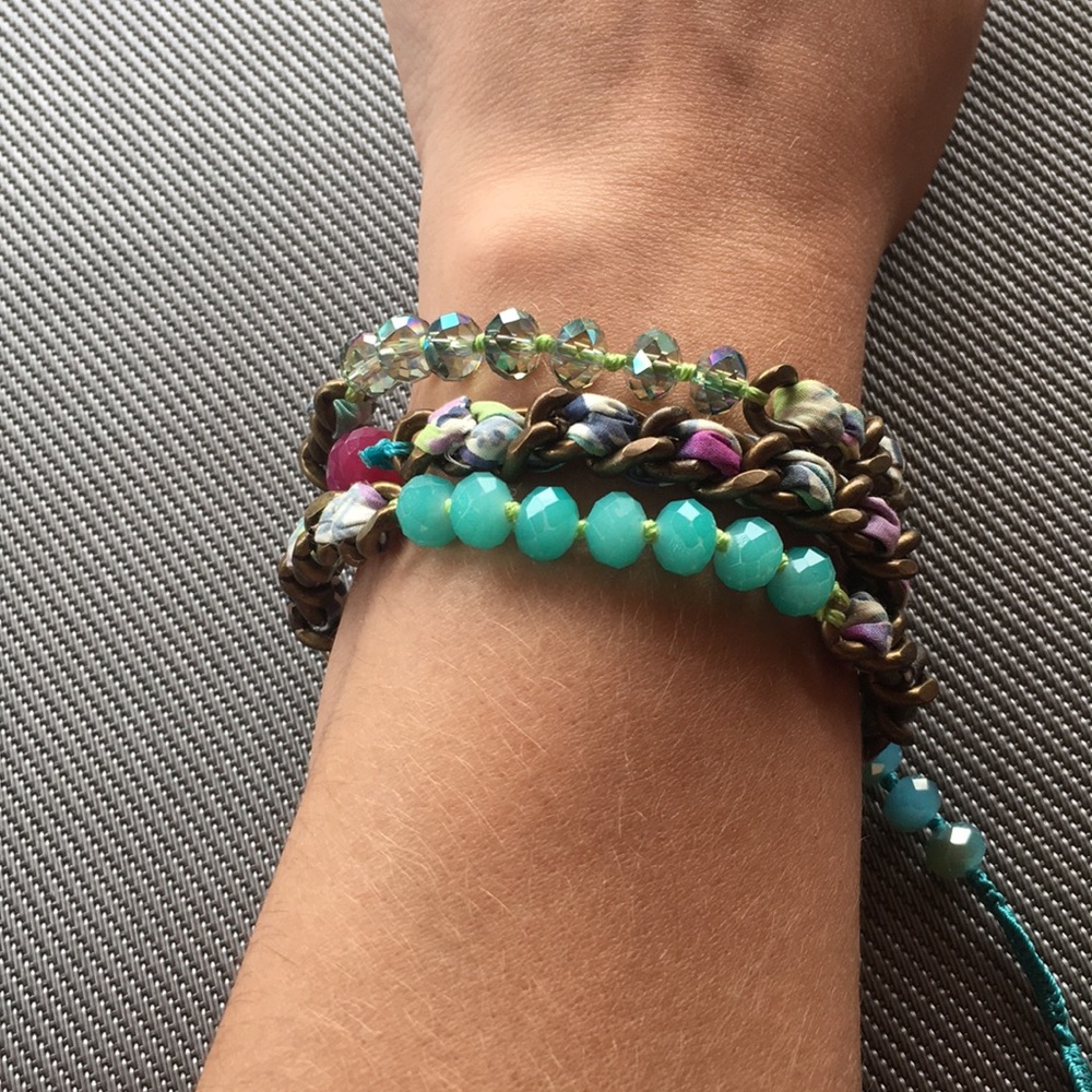 Chloe + Isabel Bead & Chain Multi-Wrap Bracelet
